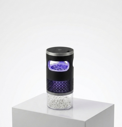 Buzzless AirTrap Go cordless mosquito fruit fly and flying insect trap for indoor and outdoor bug protection