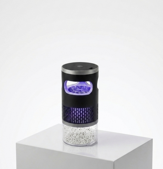 Buzzless AirTrap Go cordless mosquito fruit fly and flying insect trap for indoor and outdoor bug protection