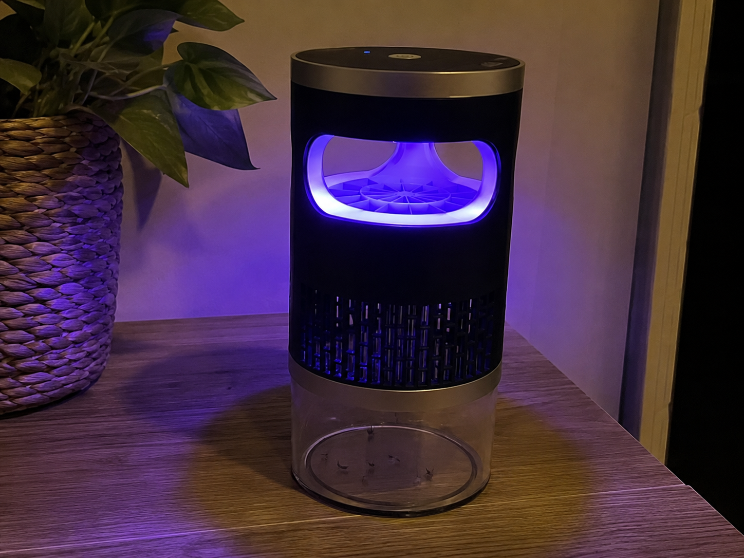 Buzzless AirTrap Go cordless mosquito fruit fly and flying insect trap for indoor and outdoor bug protection